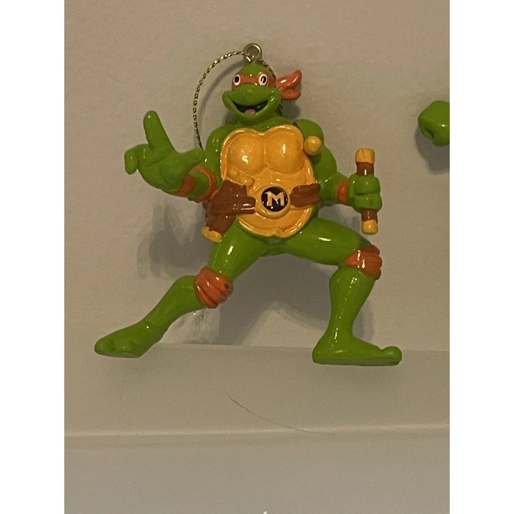 Lot Of 4 Teenage Mutant Ninja Turtle Christmas Ornaments